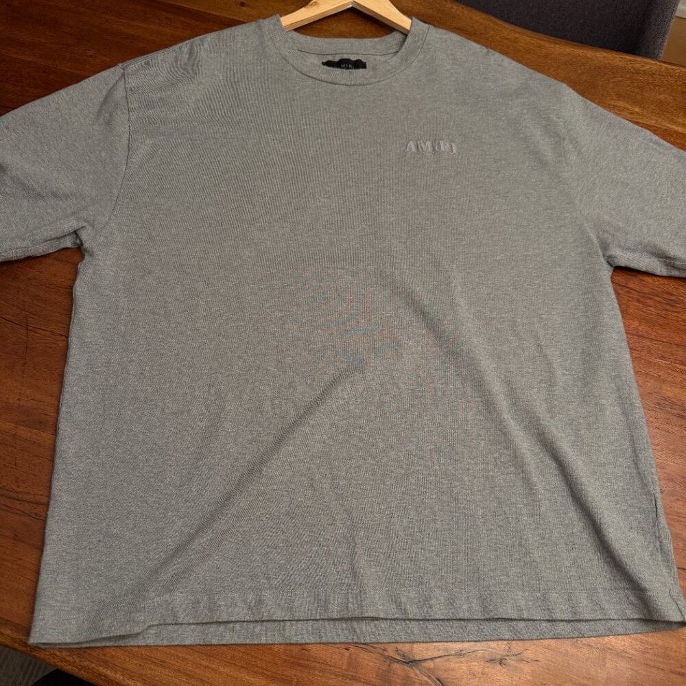 Amiri "22" T-Shirt - Oversized XXL - Light Blue - Picture 5 of 7